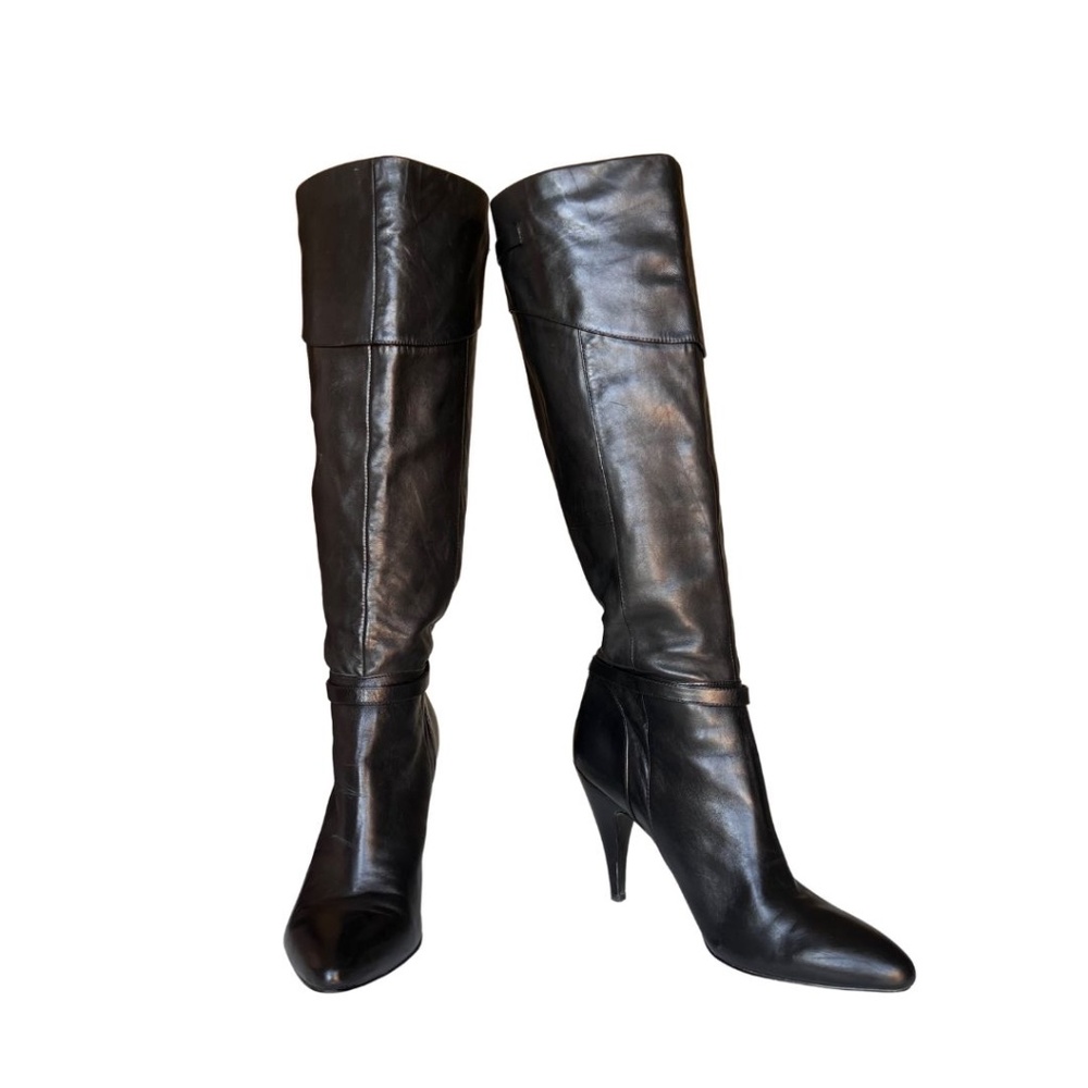 Nine West Black Heeled Boots